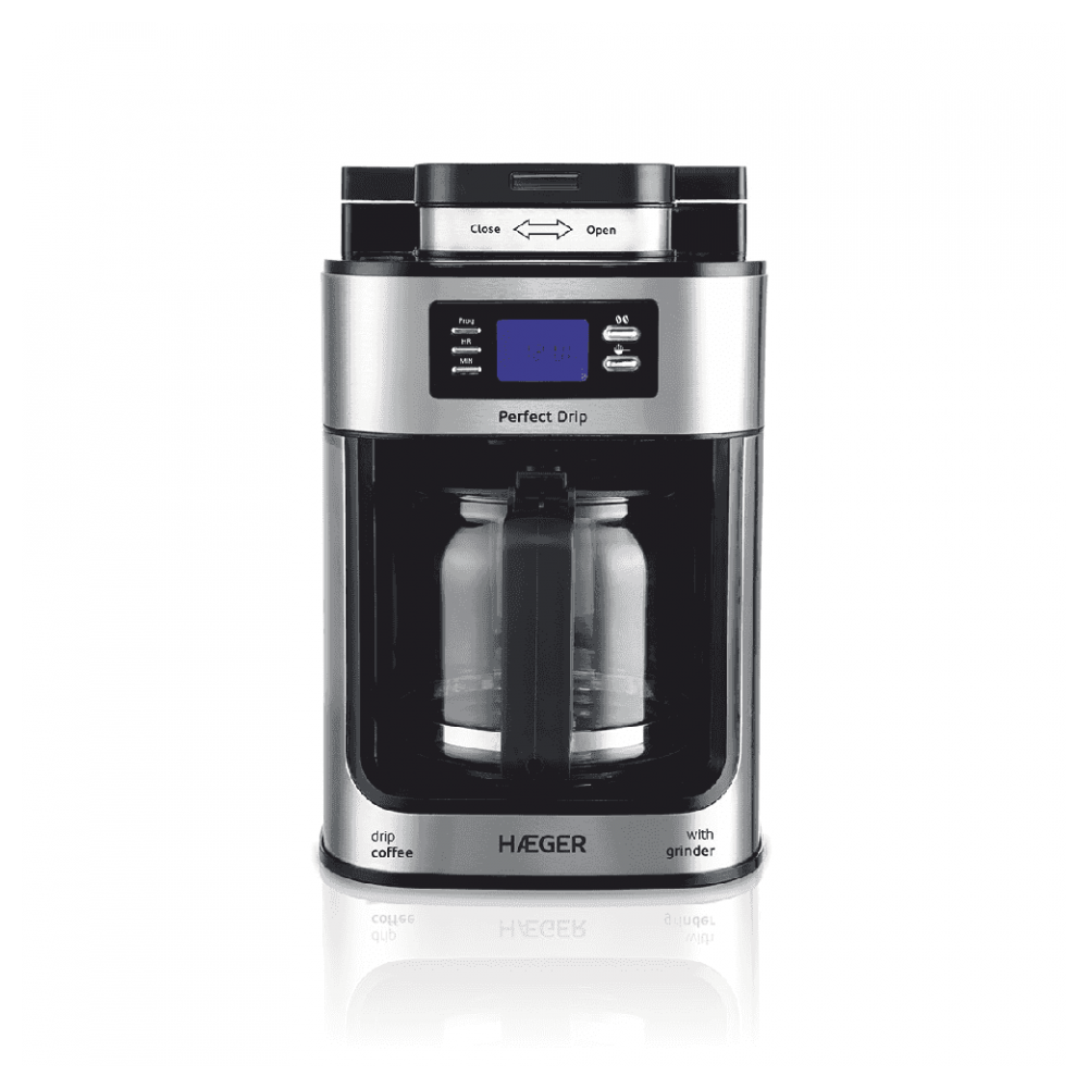 HAEGER HECM-10B.010A APARAT ZA FILTER KAFU SA MLINOM ZA KAFU LCD DISPLEJ