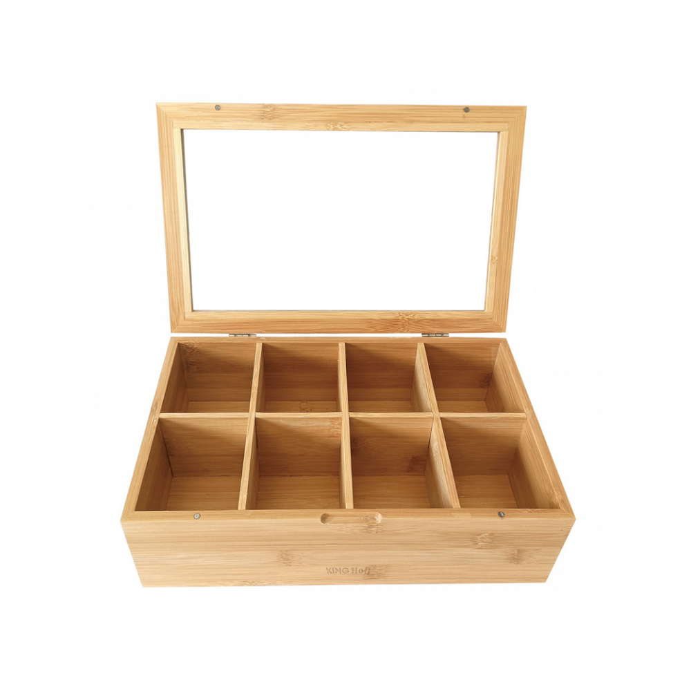 KINGHOFF KH1696 KUTIJA ZA ČAJ OD BAMBUSA 30X19.9X9.5CM