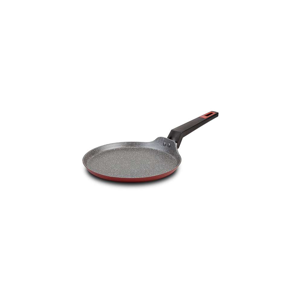 NAVA NV10-144-062 TIGANJ ZA PALAČINKE 24CM TAURUS SA NELEPLJIVIM PREMAZOM CRVENI