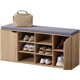 Kesper KSP15928 DRVENI CIPELARNIK SA KLUPOM 103X30.50X48CM