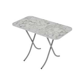 Alesta AL10029BM STO VIŠENAMENSKI SKLOPIVI TEKSTURA BELI MERMER 60X110CM