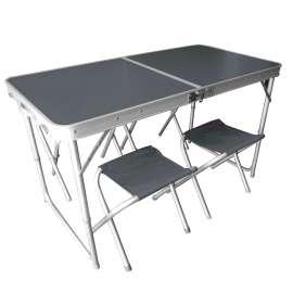 Dajar DJ47626 SKLOPIVI STO + 4 STOLICE SET ZA KAMPOVANJE