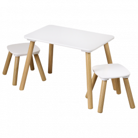 Kesper KSP17707 DEČIJI STO SA 2 STOLICE BELI