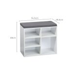KESPER KSP15905 MINI CIPELARNIK BELI SA JASTUKOM ZA SEDENJE 51.5 X 48 X 29,5 CM - slika 4