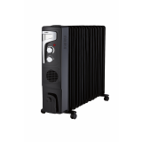RAF R.1329B ULJNI RADIJATOR SA VENTILATOROM 13 REBARA CRNI 2900W - slika 3